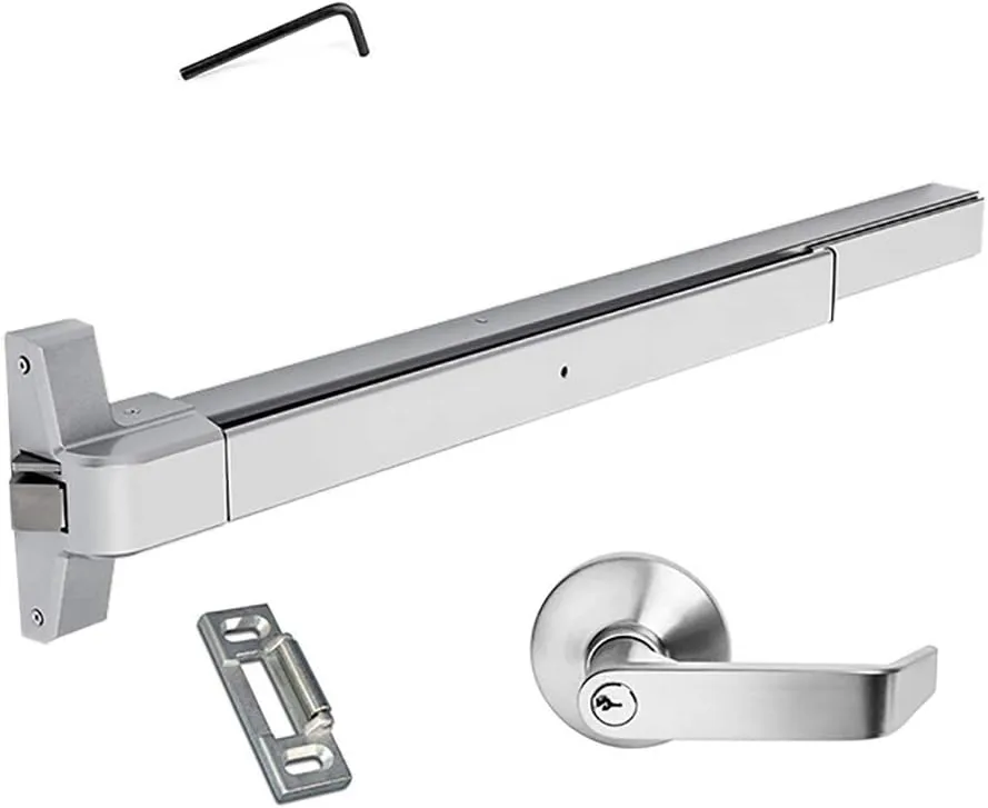 Exit device with trim handle