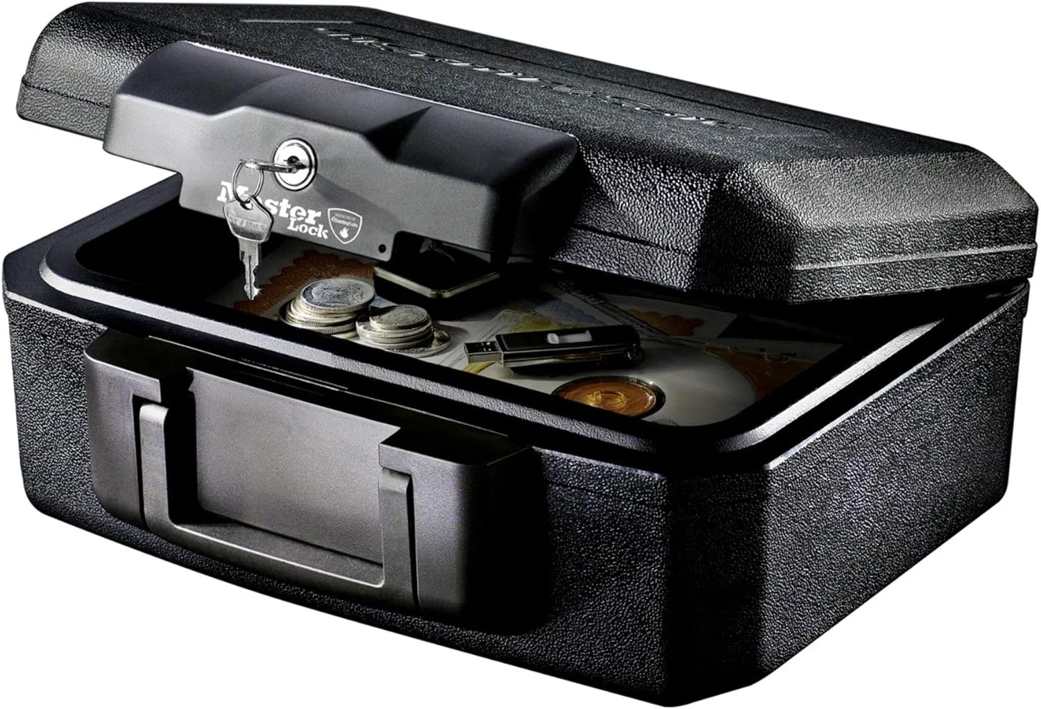 Open medium size lock box